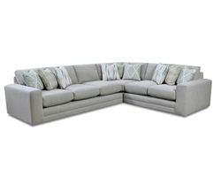 Charlotte Cremini Three Piece Sectional (Includes pillows)