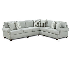 Dizzy Iron Two Piece Sectional (Includes pillows)