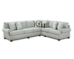 Dizzy Iron Two Piece Sectional (Includes pillows) - 134" x 120"