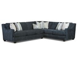 Elise Ink Two Piece Sectional (includes pillows)