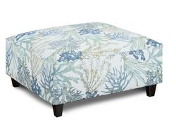 Coral Reef Oceanside 38&quot; Square Cocktail Ottoman - 109