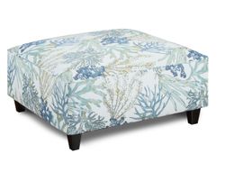 Coral Reef Oceanside 38" Square Cocktail Ottoman - 109 (in stock)