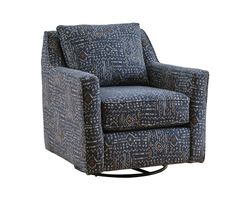 Calculate Denim Swivel Glider - 67-02G - Performance fabric