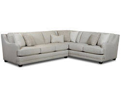 Hogan Cotton Two Piece Sectional (includes pillows) performance fabric - 124&quot; x 97&quot;