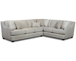 Hogan Cotton Two Piece Sectional 7000 (includes pillows) performance fabric - 124" x 97"