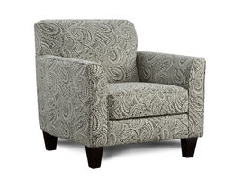 Regency Iron Accent Chair 25-02 (performance fabric)