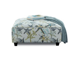 Savannah Ocean 38" Square Cocktail Ottoman - 109