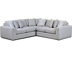 Limelight Mineral Three Piece Sectional (includes pillows) performance fabric - 107&quot; x 107&quot;