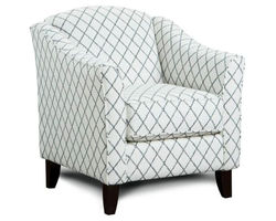 Muse Blue Accent Chair - 452 (performance fabric)