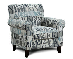 Anecdote Blue Accent Chair - 502 (performance fabric)