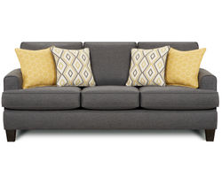 Maxwell Gray Dijon 85" Sofa 2600 (includes pillows)