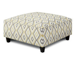 Doozie Dijon 38" Square Cocktail Ottoman 109
