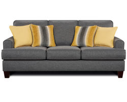 Maxwell Gray Steed 85" Sofa 2600 (includes pillows)