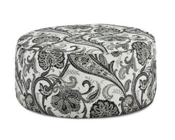 Abby Road 39" Round Cocktail Ottoman - 140  (performance fabric)