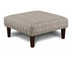 Emblem Charcoal 36&quot; Square Cocktail Ottoman - 159