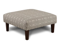 Emblem Charcoal 36" Square Cocktail Ottoman - 159 (Performance fabric)
