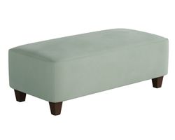 Bella Eucalyptus 24" x 49" Rectangular Cocktail Ottoman - 100-C 