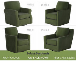 Bella Forest Swivel and Swivel Glider Chairs (four styles available)