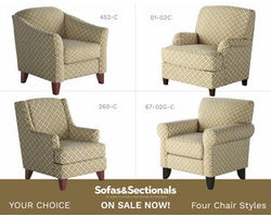 Owen Straw Accent Chairs (four styles available) Performance fabric