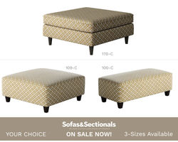 Owen Straw Cocktail Ottomans (square - rectangular) your choice (Performance fabric)
