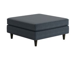 Theron Indigo Cocktail Ottomans (square - round - rectangular) your choice