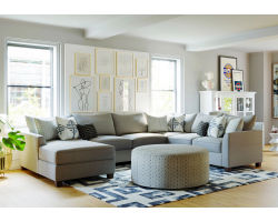 Palm Beach Five Piece Sleeper Sectional (Performance fabric) 141" x 114"