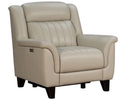 Kimball Power Recliner w/Power Head Rest (Cream) In stock