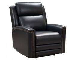 Tomas Power Recliner w/Power Head Rest &amp; Power Lumbar (Blue)