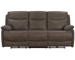 Henderson 88" Power Reclining Sofa w/Power Head Rests & Power Lumbar (Brown) In stock