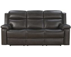 Leon 87" Power Reclining Sofa w/Power Head Rests, Power Lumbar, Heat & Massage (Dropdown Table w/Smart Tabletop Control) In stock