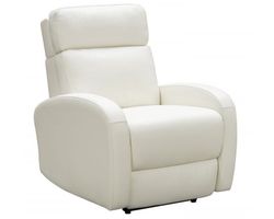 Levi Power Recliner w/&quot;Heads-Up&quot; Power Forward Head Rest (White) In stock