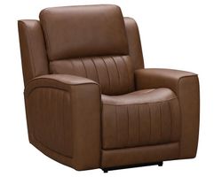 Pierce Zero Gravity Power Recliner w/Power Head Rest & Power Lumbar (Cinnamon) In stock