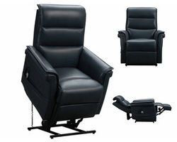 Luka Power Lift Recliner w/Power Head Rest (Blue) 350 lbs. - In stock