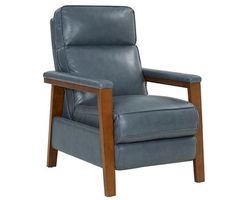 Ashland Push Thru The Arms Leather Recliner (Flint) In stock