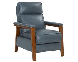  Ashland Push Thru The Arms Leather Recliner (Flint) In stock