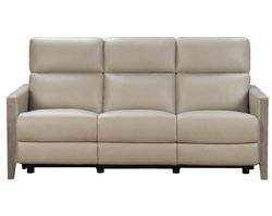 Hartman 78" Power Reclining Sofa w/Power Head Rests (Dove) In stock