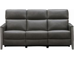 Hartman 78" Power Reclining Sofa w/Power Head Rests (Dark Gray) In stock
