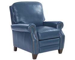 Briarwood Leather Recliner (Blue) In stock