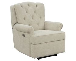 Everly Power Recliner (Beige fabric) In stock