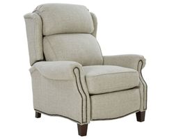 Meade Fabric Recliner (Linen Gray) In stock