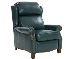 Meade Leather Recliner (Emerald) In stock