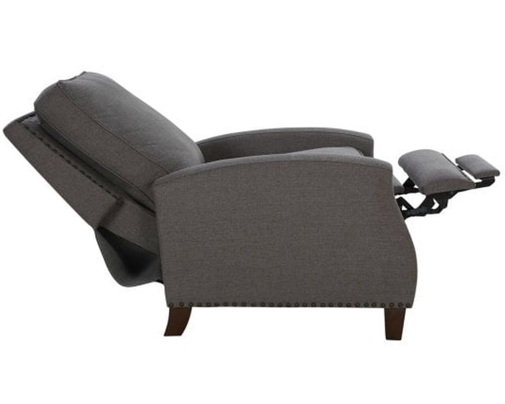 Melrose Fabric Recliner (Dark Gray) In stock Sofas and Sectionals