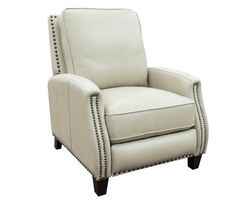  Melrose Leather Recliner (Parchment) In stock