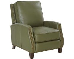 Melrose Leather Recliner (Chive) In stock