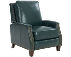Melrose Leather Recliner (Emerald) In stock