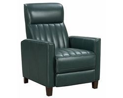 Amara Push Thru The Arms Recliner (Emerald) In stock