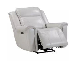 Atlantis Zero Gravity Power Leather Recliner Ivory (In Stock - Fast Shipping)