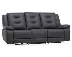 Caldwell 89&quot; Power Reclining Sofa Charcoal (In stock - Fast Shipping)