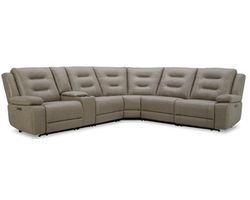 Caldwell Power Reclining Sectional Fog (In Stock - Fast Shipping)