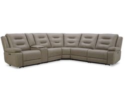 Caldwell Power Reclining Sectional Fog (In Stock - Fast Shipping)